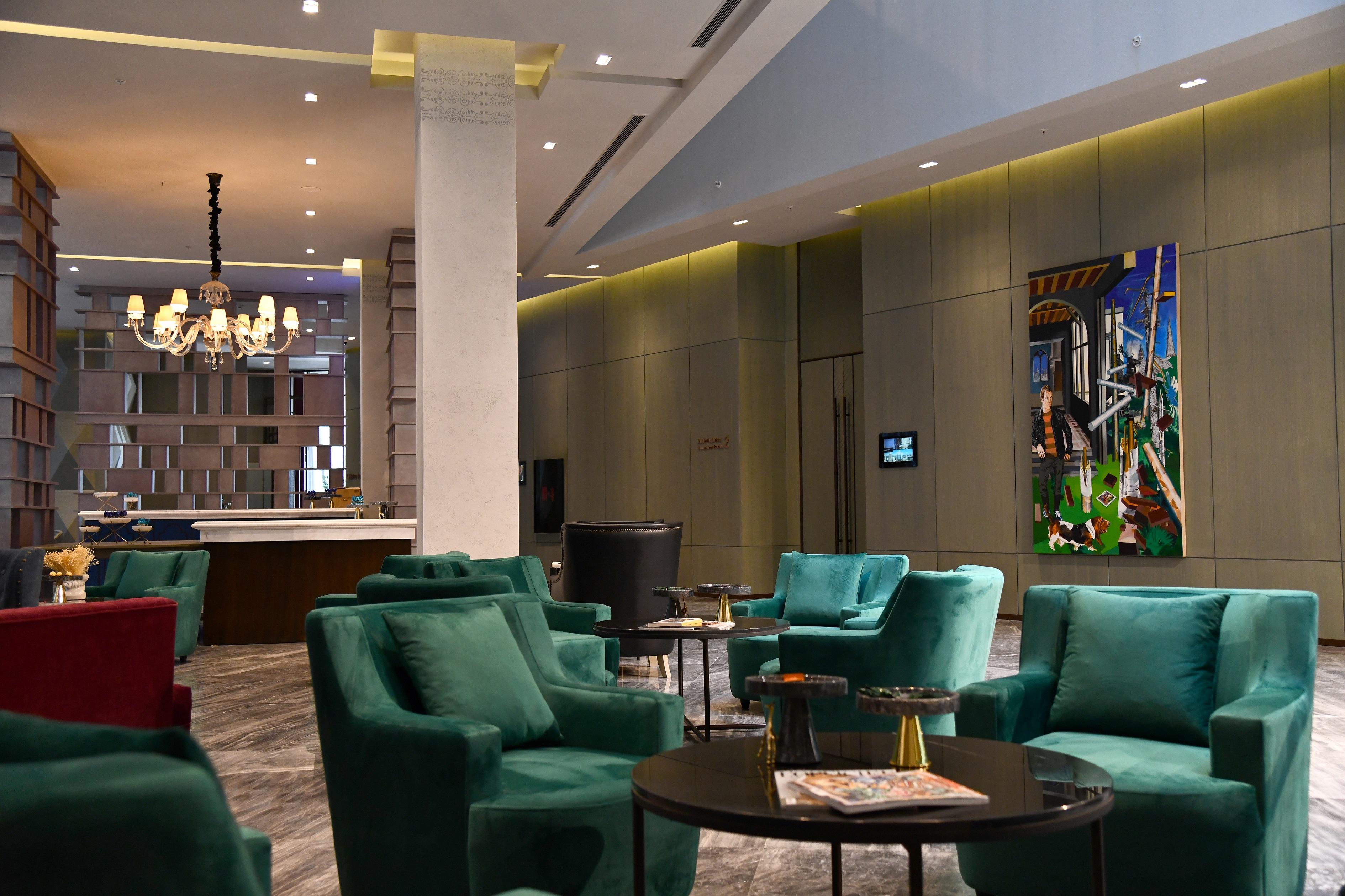 فندق Wanda Vista اسطنبول المظهر الخارجي الصورة The lobby of the hotel